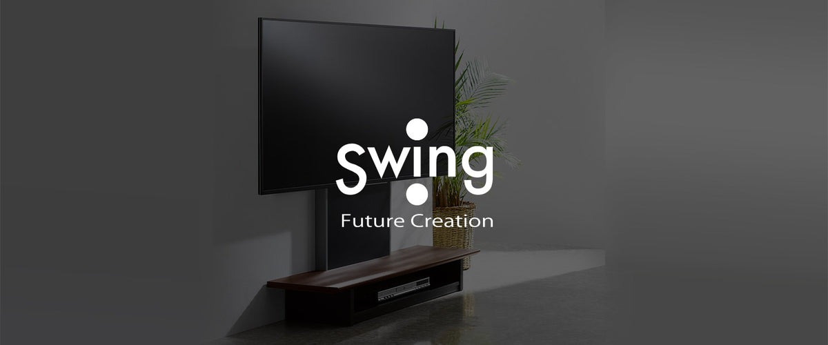 朝日木材加工 SP-STN2080 TVラック SWING - テレビ台、ローボード