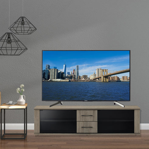 AS-MCD1500-GB キャスター付きグレージュテレビ台 幅150㎝