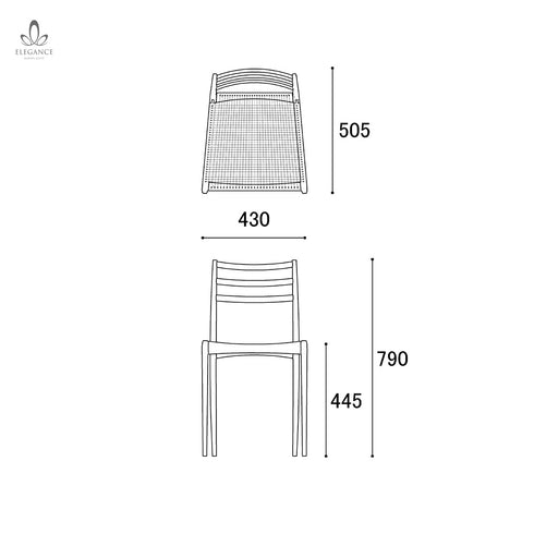 DINING CHAIR BK