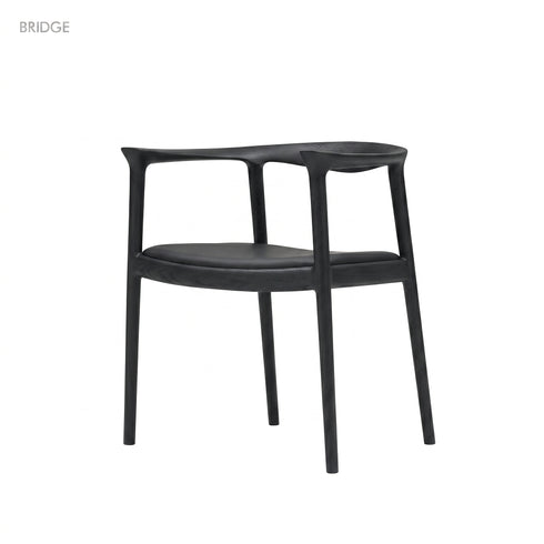 LIGHT CHAIR BK Leather