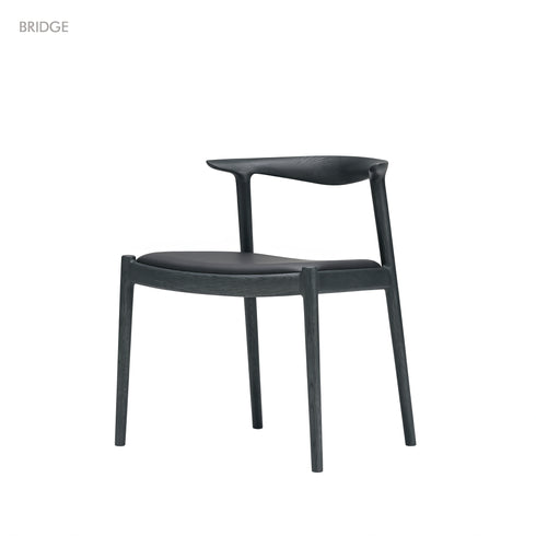 LIGHT SIDE CHAIR BK Leather