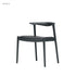 LIGHT SIDE CHAIR BK Leather