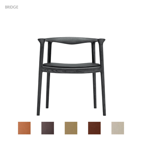 LIGHT CHAIR BK Leather
