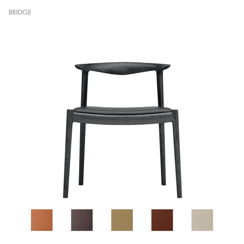 LIGHT SIDE CHAIR BK Leather
