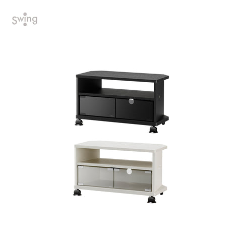 AS-KAD590 キャスター付きテレビ台 コーナー 幅59㎝