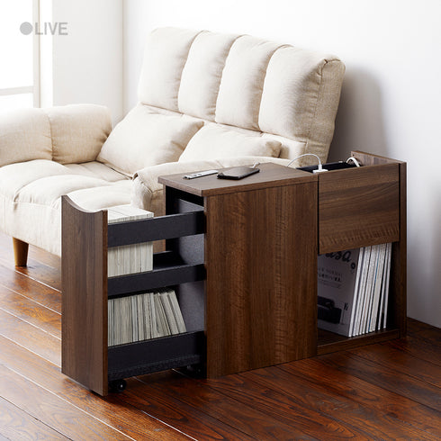 RDS-5020ST ソファーサイドラック 幅23.2cm