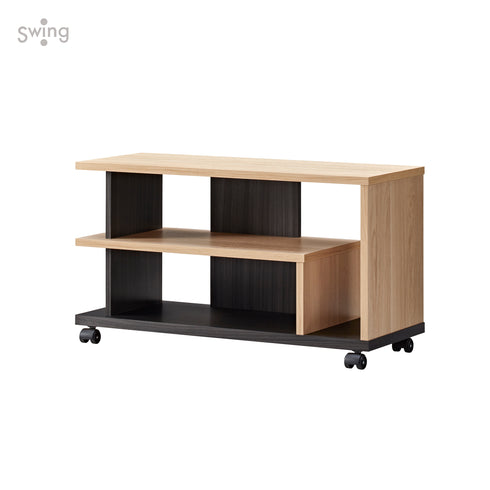 AS-FEL740 ナチュラル キャスター付テレビ台 幅74㎝