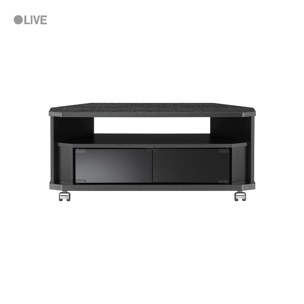 NOA-800AV-BK コーナーテレビ台 幅79cm