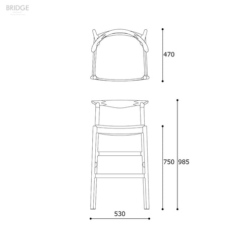 BAR CHAIR NA Leather