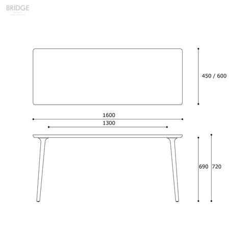 CUSTOMIZE TABLE 160x45 DB