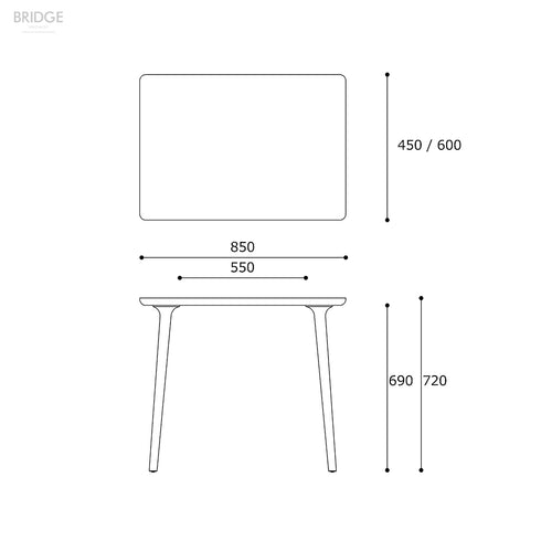 CUSTOMIZE TABLE 85x45 NA