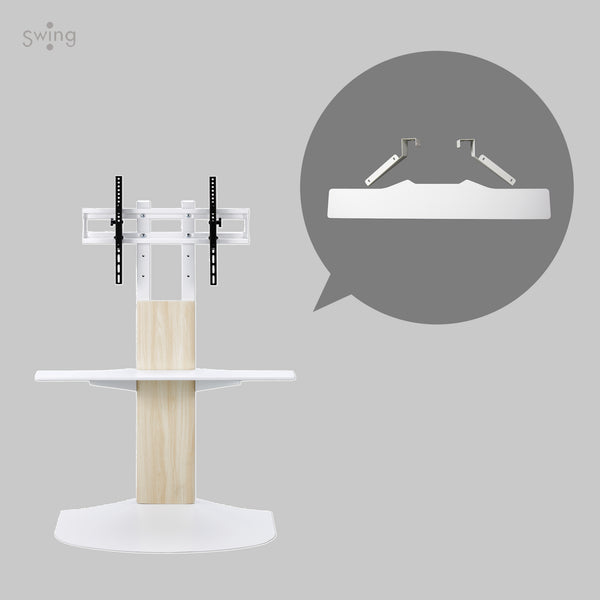 WS-B840-NA用 サウンドバー棚板(白)