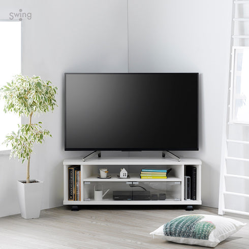 AS-KAD980 キャスター付きテレビ台 コーナー 幅98㎝