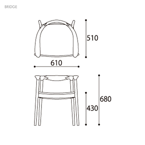 LIGHT CHAIR BK Leather