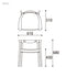 LIGHT CHAIR BK Leather