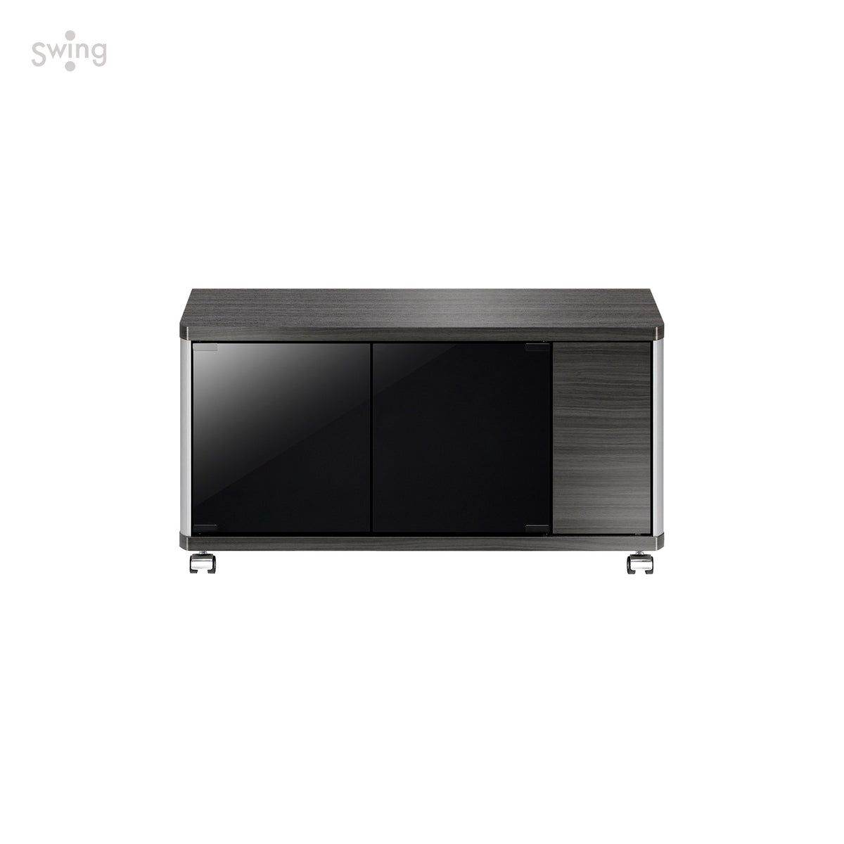 AS-GD800H キャスター付きテレビ台 幅約80㎝ アッシュグレー ハイ