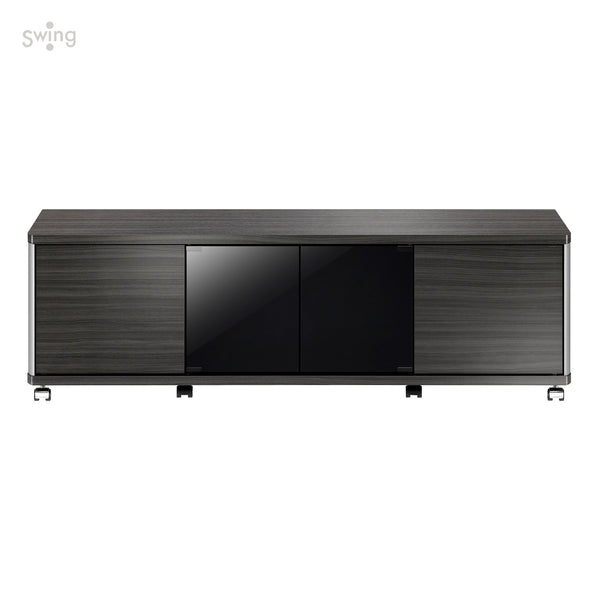 AS-GD1400H キャスター付きテレビ台 幅約140㎝ アッシュグレー ハイタイプ