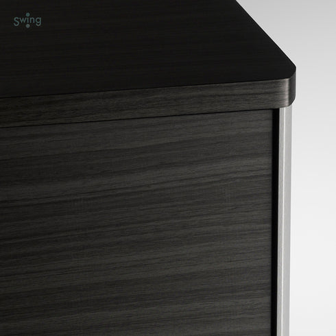 AS-GD800L キャスター付きテレビ台 幅約80㎝ アッシュグレー ロータイプ