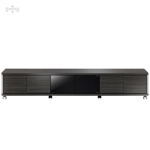 AS-GD1770L キャスター付きテレビ台 幅約177㎝ アッシュグレー ロータイプ