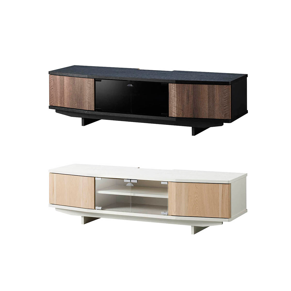 朝日木材加工 テレビ台 幅120㎝ 収納 AS-KAD1200 キャスター付きテレビ台 コーナー 幅120㎝ – asahiwood