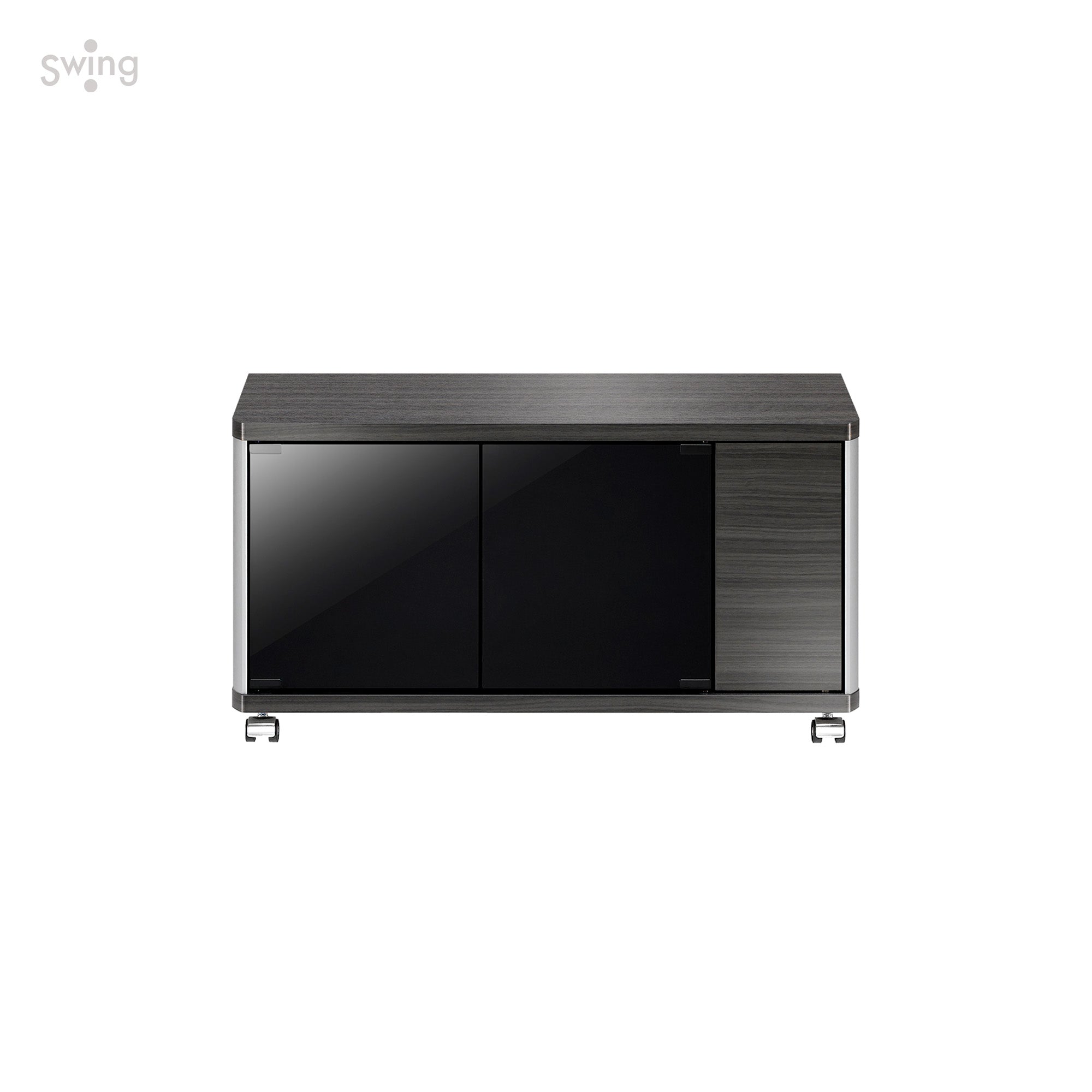 AS-GD800H キャスター付きテレビ台 幅約80㎝ アッシュグレー ハイ