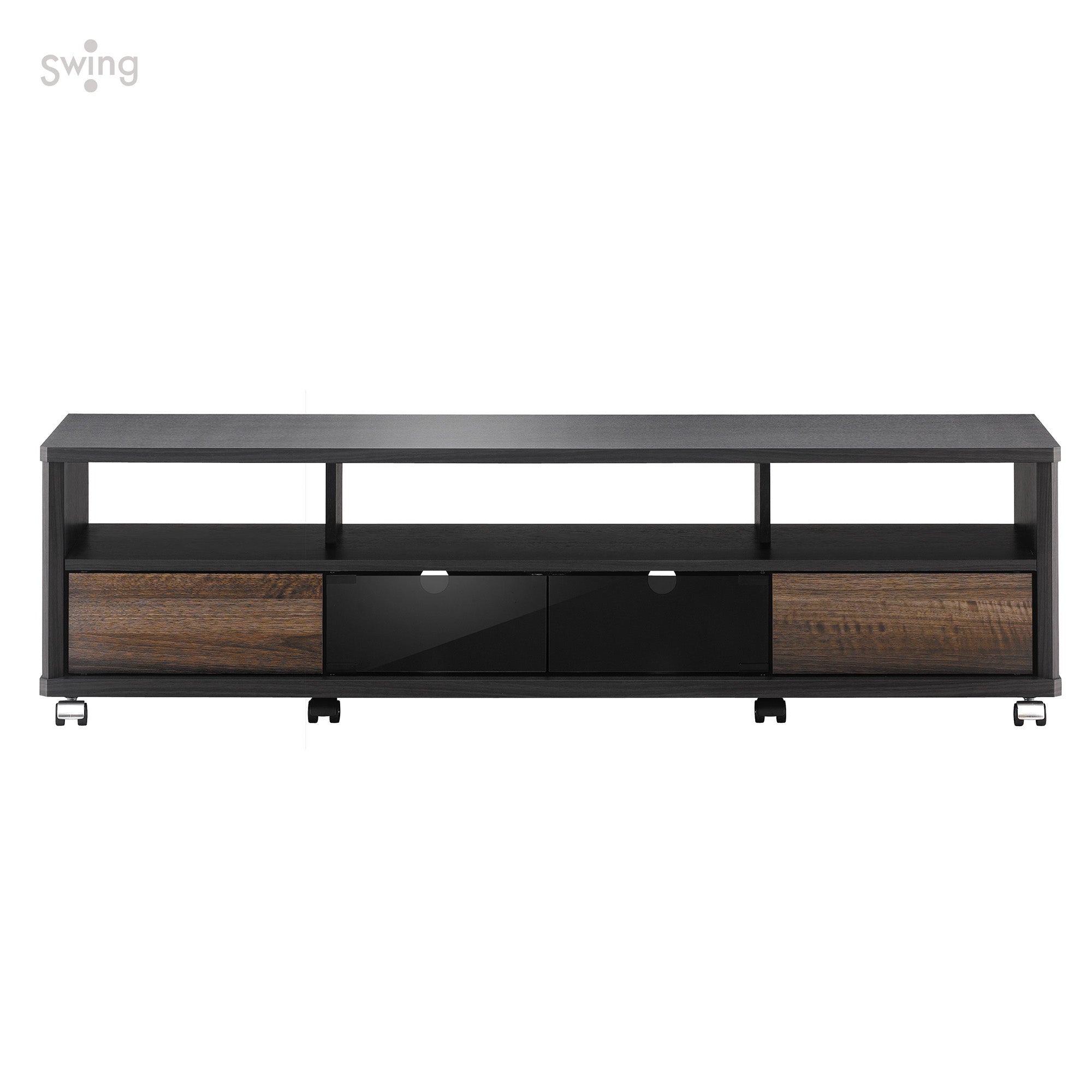 (新品未開封)　朝日木材加工 テレビ台 140㎝ AS-EE1400 AS-EE1400 キャスター付きテレビ台 幅140㎝ – asahiwood