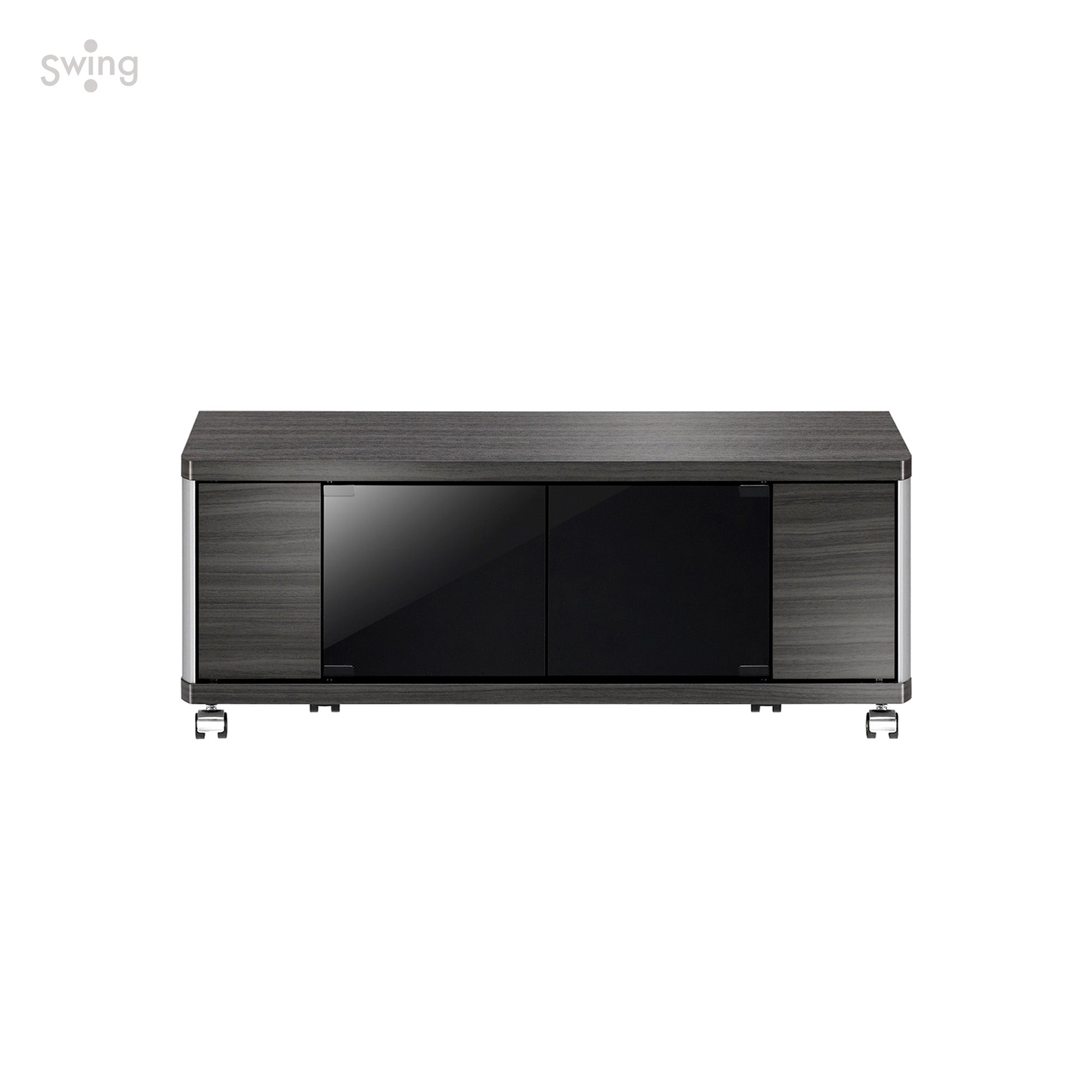 AS-GD960L キャスター付きテレビ台 幅約96㎝ アッシュグレー ロー